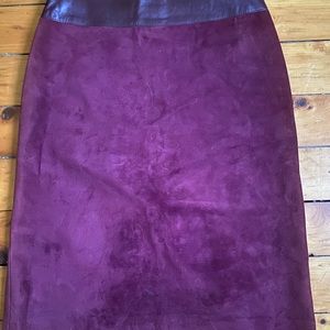 Vintage Danier Leather Skirt